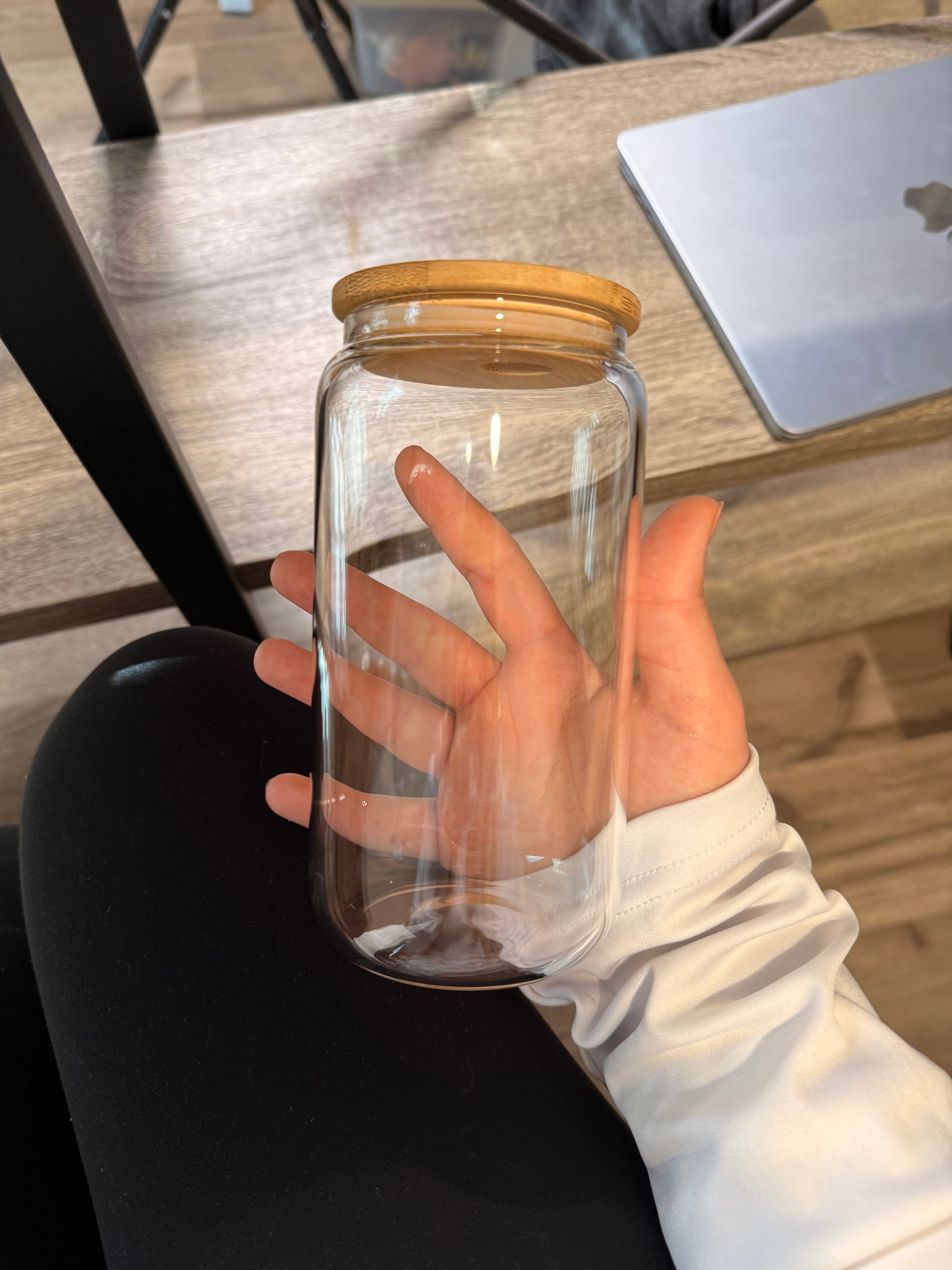 18 oz Glass Tumbler (FOR WRAP ONLY)